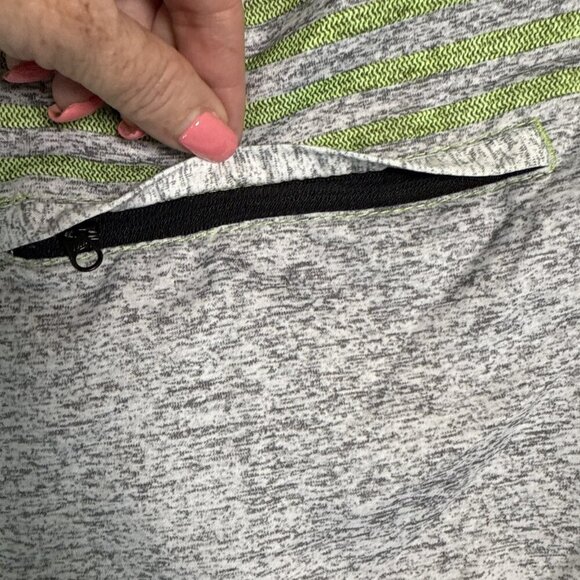 Hurley 34 swim trunks board shorts unlined surf pocket 9" inseam Lime Green Gray - Picture 9 of 10